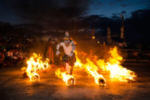 kecak and fire dance performance, bali tanah lot and uluwatu tours