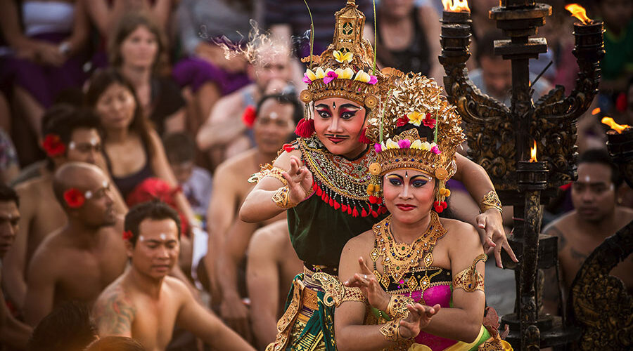 kecak and fire dance performance