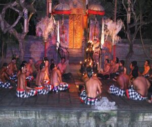 kecak and fire dance ubud, bali travel information