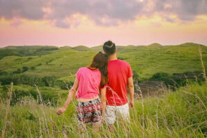 teletubbies hill, bali east nusa penida tour