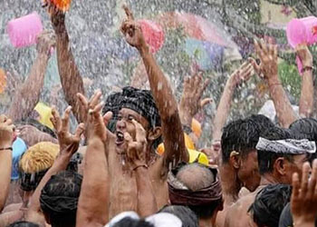 water war festival, suwut waterfall, gianyar places of interest