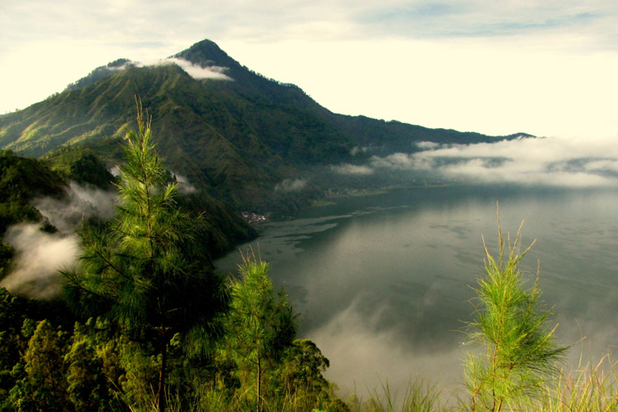 batur blue caldera, bali kintamani besakih tours