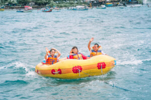 bali donut boat tour, bali water sports tour