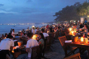 dinner jimbaran seafood, bali ubud uluwatu tours