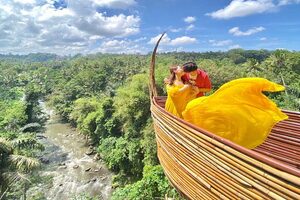 bali boat river view, desa swing