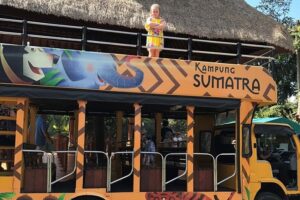 zoo shuttle, bali zoo breakfast with orangutan tour